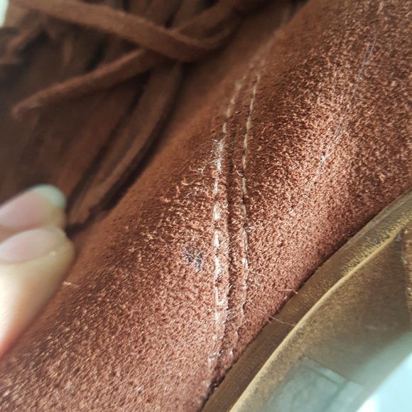 🍀SALE🍀Aldo Brown Fringe Booties - Picture 7 of 8